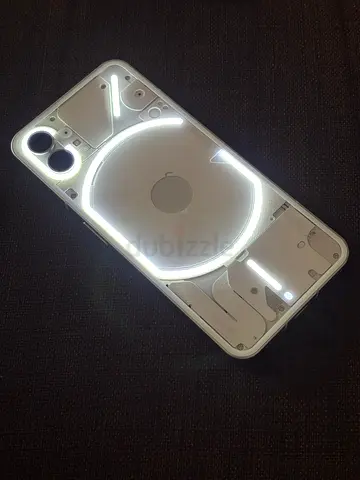 Nothing phone 1 style Glow Back Case  - White