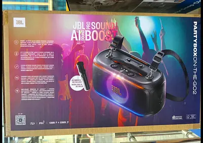 JBL PartyBox On-The-Go 2 with Wireless Microphone