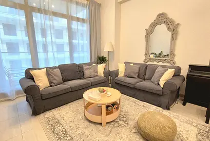 Grey 3-seater and 2-seater Sofa Set with Cushions - Good Condition