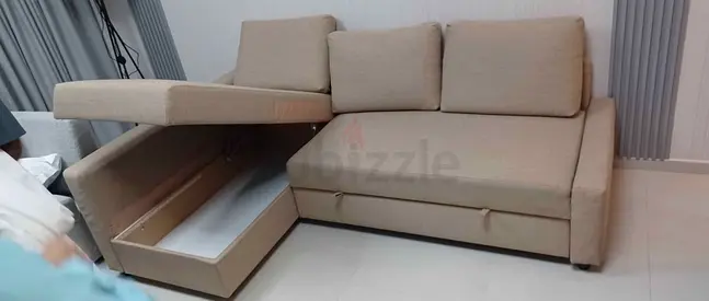IKEA FRIHETEN L-Shaped Sofa Bed with Storage