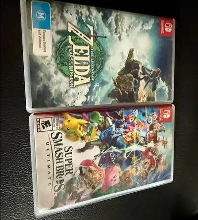 Nintendo switch oled + games + accessories