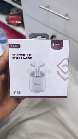 Pair of true wireless stereo earbuds with charging case (unused box)