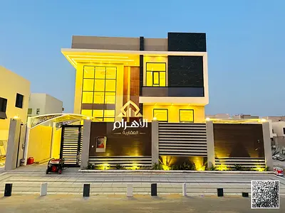 للبيع | فيلا فاخرة في الحليو – عجمان | 4 غرف ماستر | شاملة رسوم التسجيل والتمليك