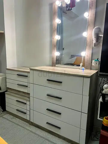 For Sale: Bedside Table and Vanity Mirror