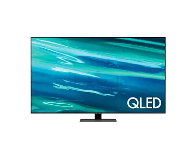 Samsung 55" Q80A QLED 4K Smart TV | 55Q80A | 120Hz | HDR | Hard Scratch on Bezel | Free Delivery UAE