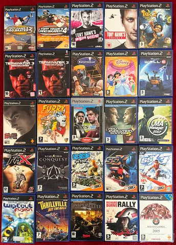 Ps2 games 75 dhs
