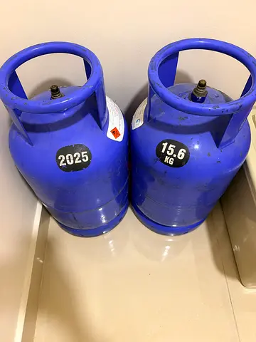 Used Blue LPG Gas Cylinder
