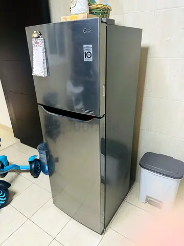 LG Stainless Steel Top-Freezer Refrigerator - 2-Door, Good Condition