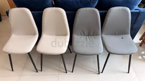 Dining chairs - faux leather - light usage