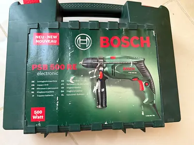 Bosh professional Drill PSB 500 RE with bits