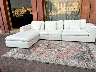 Marina home feather filled Sofa Beige  Excellent condition