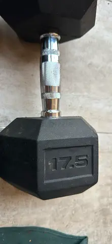 Pair of YOUNIX OG Hex Dumbbell 17.5 kg - Good Condition