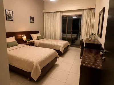 Fully Furnished room with Attached Bath & Balcony near to Metro