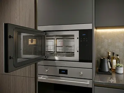SMEG Built-In Microwave – Stainless Steel