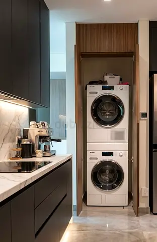 Miele Latest Version Stacked 9kg Washing Machine & Tumble Dryer Set – Almost Brand New