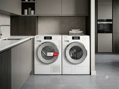 Miele New Model TwinDos 9kg Washer & 9kg Dryer Set