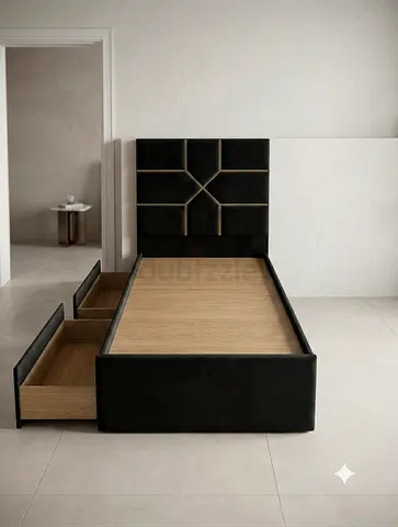 Single Bed With 2 Storage Drawer New For Sale