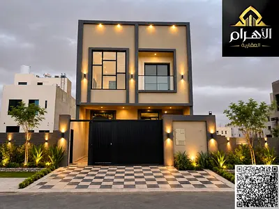 Modern 5-bedroom villa for sale in Al Zahia | Luxurious custom finishing | Freehold ownership for all nationalities | Registration and ownership fees