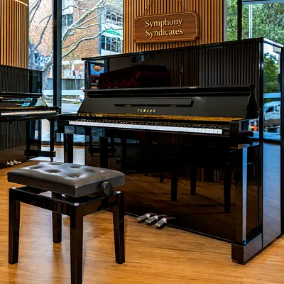 Yamaha MC10BL Upright Piano | Professional Acoustic Piano for Sale