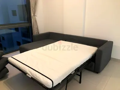 Ikea vimle gray color lshape sofabed with storage