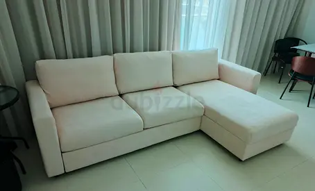 New condition Ikea vimle beige lshape sofabed and storage