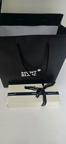 Montblanc gift box with branded shopping bag