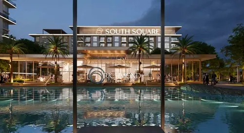 2BR Apartment | South Square Building 1 | Waterfront & Pool Views