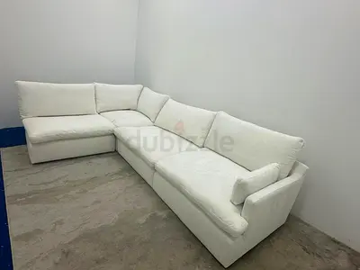 Selling home centre white color sofa