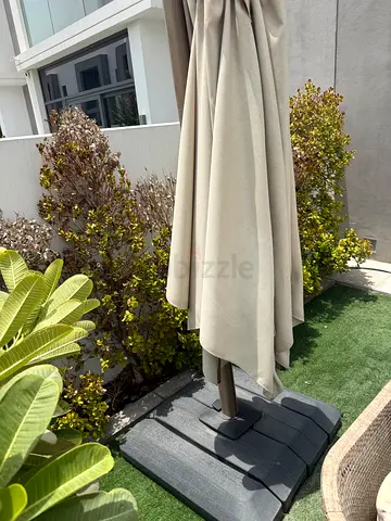 Parasol and base 3x3m