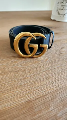 Gucci GG Marmont belt in black leather, excellent condition