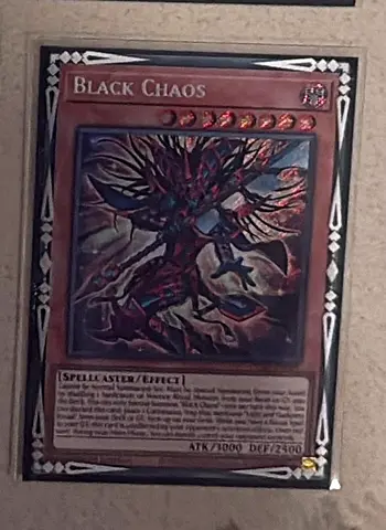 Yu-Gi-Oh: Black Chaos Secret Rare (Chaos Origins)
