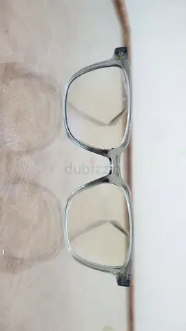 Light Grey Transparent Square Optical Eyeglasses Frame