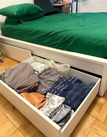 Ikea Queen size Bed with mattress available in perfect condition
