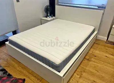 Ikea Queen size Bed with mattress available in perfect condition
