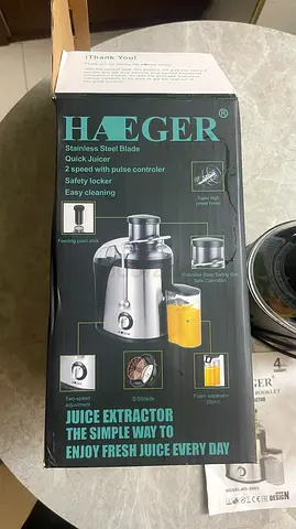 Haeger Stainless Steel Juice Extractor - Used, Good Condition