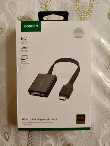 UGREEN HDMI to VGA Adapter with Audio (1080p) - New in Box