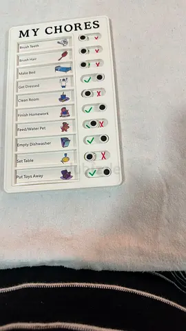 Reusable Magnetic Kids Chore Chart - My Chores
