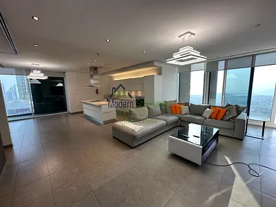 Fully Furnished 2BR | 45+ Floor | Landmark View l Closed to metro station