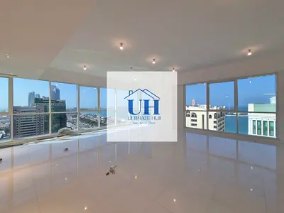 Luxury 5BR Penthouse | Full Sea View | Khalidiya
