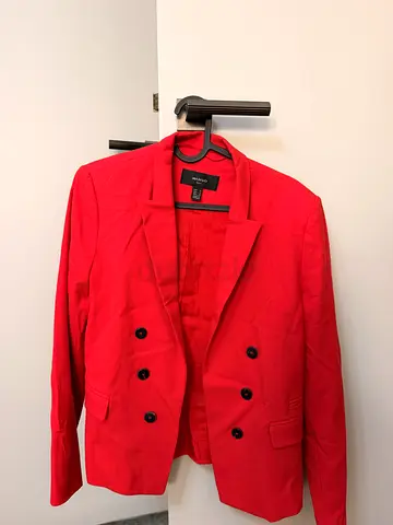 Mango Suit red women's blazer - size M