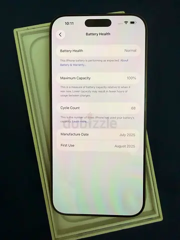 iPhone 16 pro max 512gb (like new) - 100% Battery, Purchased Aug 2025, Comes with Box