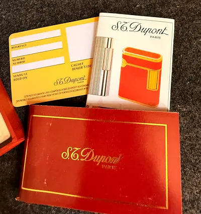 Authentic S.T. Dupont Classic Lighter – Made in France – Original Box