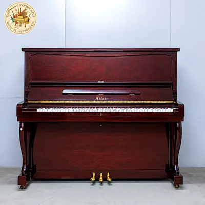 Atlas $%& Mahogany Upright Piano Made in Japan