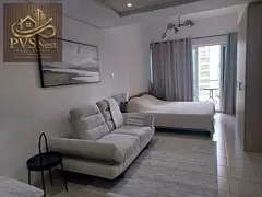 SPACIOUS FULLY FURNISHED STUDIO | PRIVATE BALCONY | READY TO MOVE IN | PRIME JLT LOCATION