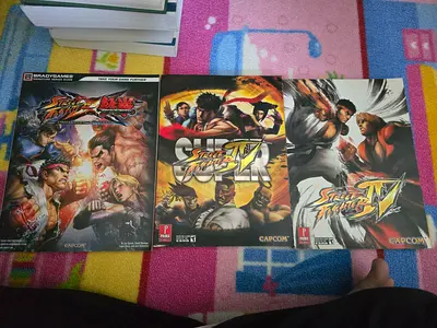 Set of 3 Street Fighter IV Collector Artbooks / Guides (PS3 era)