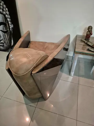 Aviator Timothy Outlon Leather Armchair