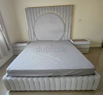 Bedroom Set from Pan Emirates Pan Homes Includes Bed + Wardrobe + Dresser + 2x Night Stands + Stool