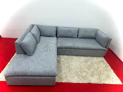 As like new condition pottery barn lshape sofa