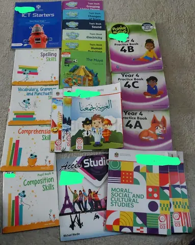 Set of Primary School Practice & Skills Workbooks (Year 4 + English & Social Studies)