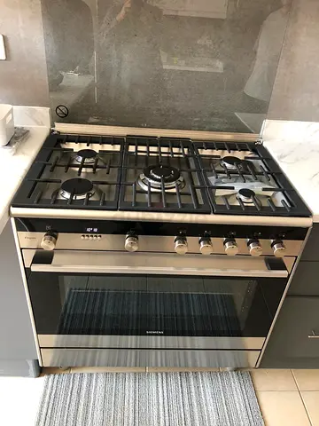 Siemens iQ700 Top 5 Burner Gas Down Oven Electric Cooker Range Size 90cm